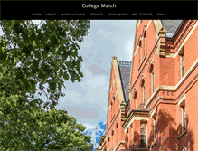 Tablet Screenshot of collegematchus.com